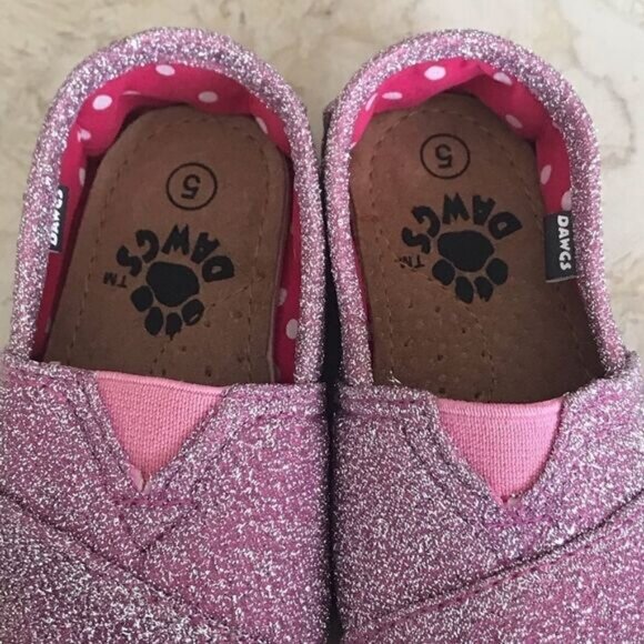 Dawgs Sparkly Glitter Slip On Shoes - Picture 4 of 5